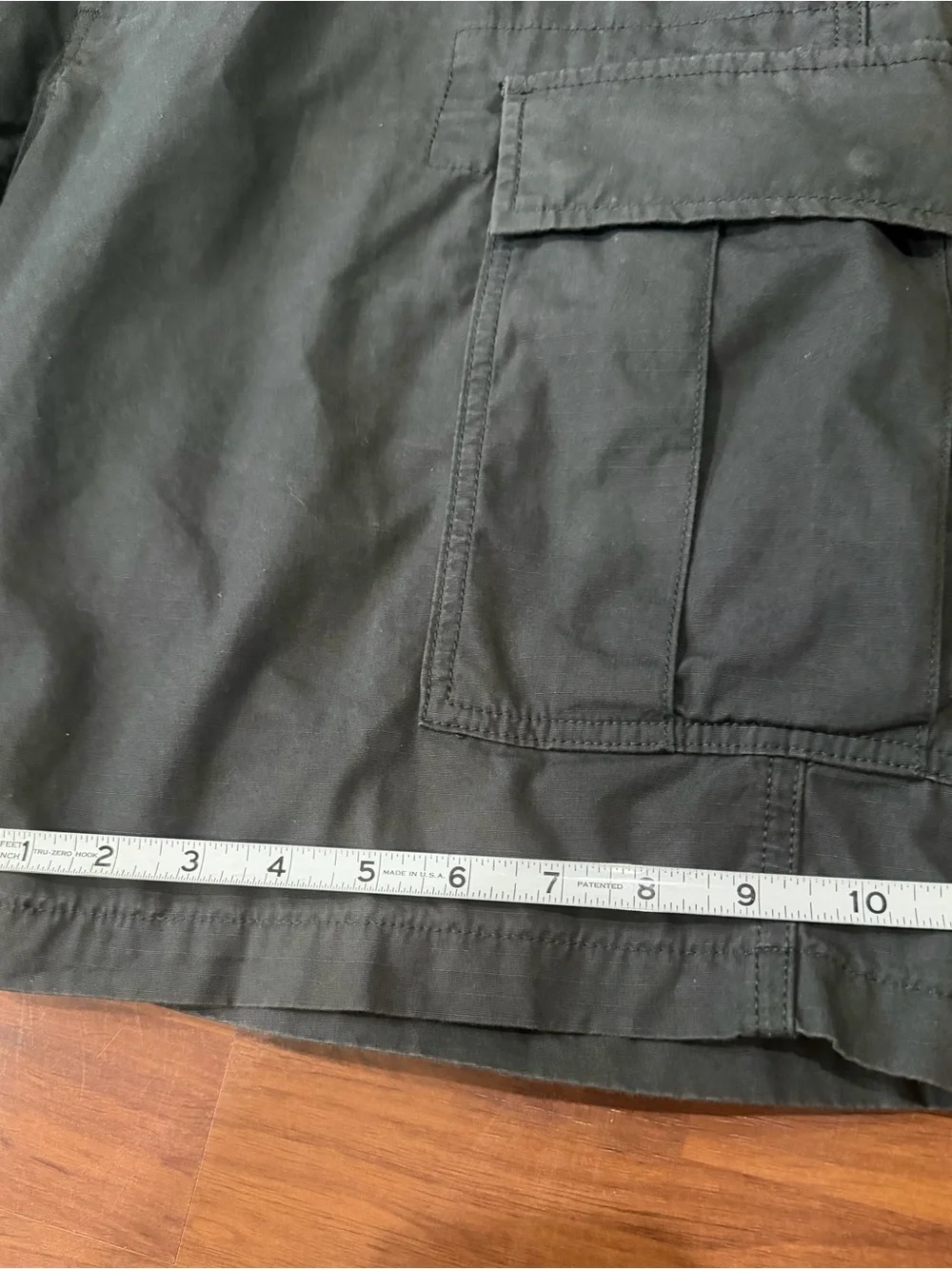 Levi Strauss Cargo Short Mens Size 34 Two Horse Brand Gray 100% Cotton  Packets